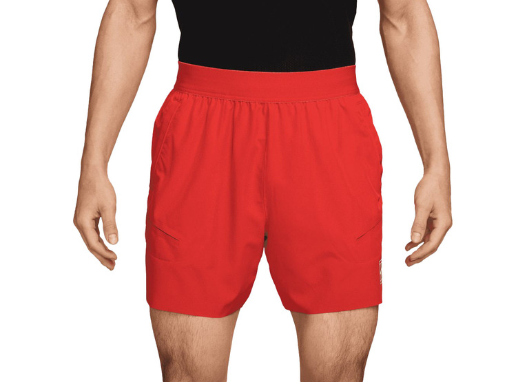 NikeCourt Advantage Dri-FIT tennisshort rood heren