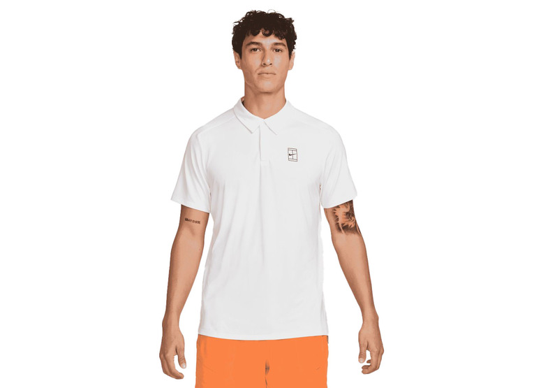 Nike Court advantage Dri-FIT polo wit heren