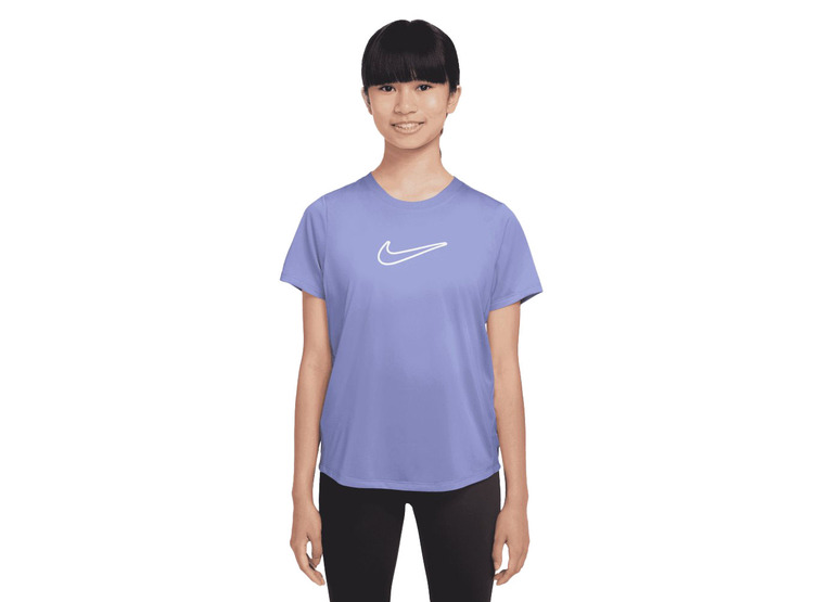 Nike One Fitted Dri-FIT T-shirt light thistle meisjes