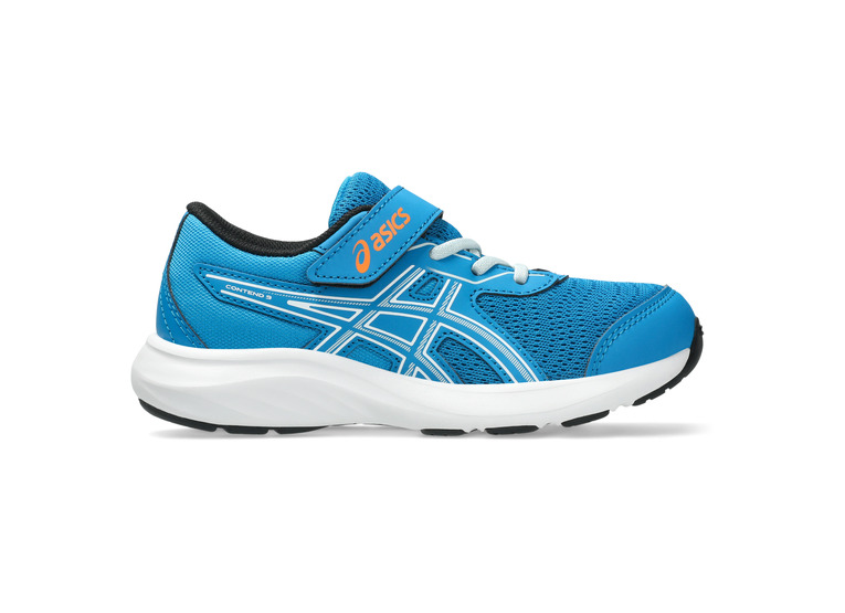 Asics Contend 9 PS loopschoen aegean blue/cool grey KIDS