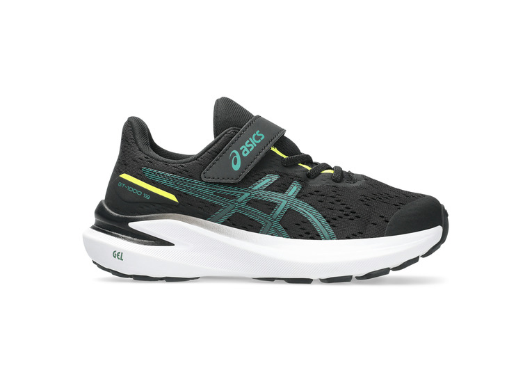 Asics GT-1000 13 PS sportschoen zwart/jasper green KIDS