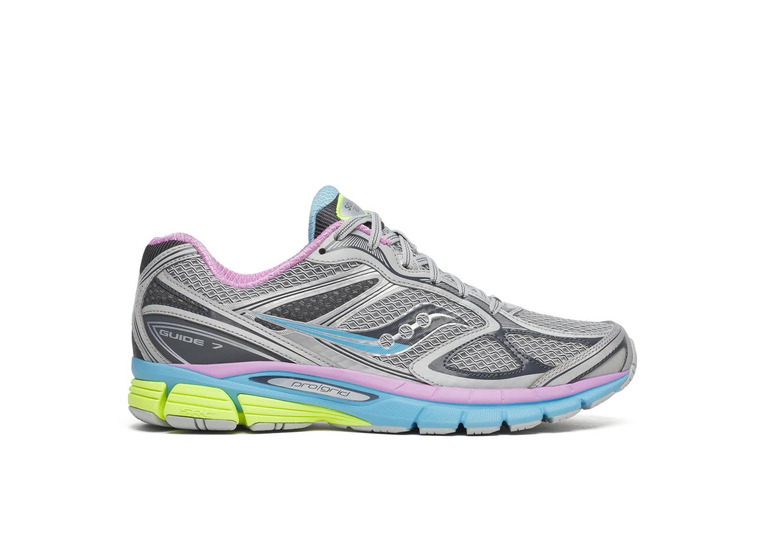 Saucony Progrid guide 7 sneaker grijs/aqua dames