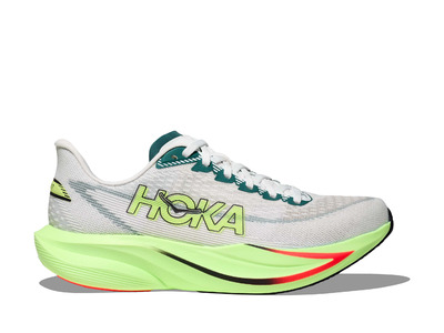 Hoka Mach 7 loopschoen frost/neon yuzu dames