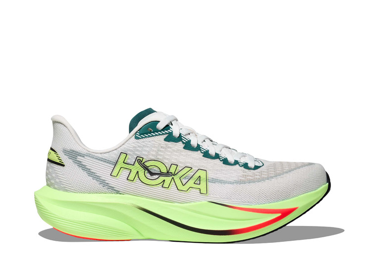 Hoka Mach 7 loopschoen frost/neon yuzu dames
