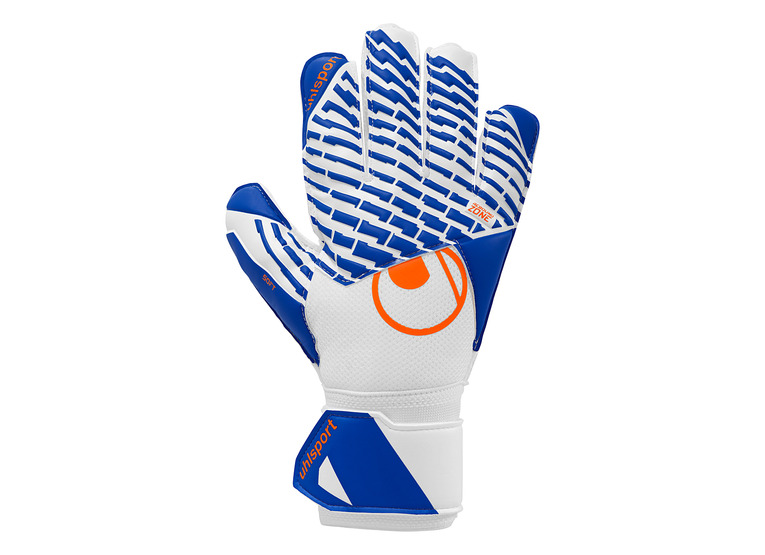Uhlsport FM Soft advanced keepershandschoen wit/blauw KIDS