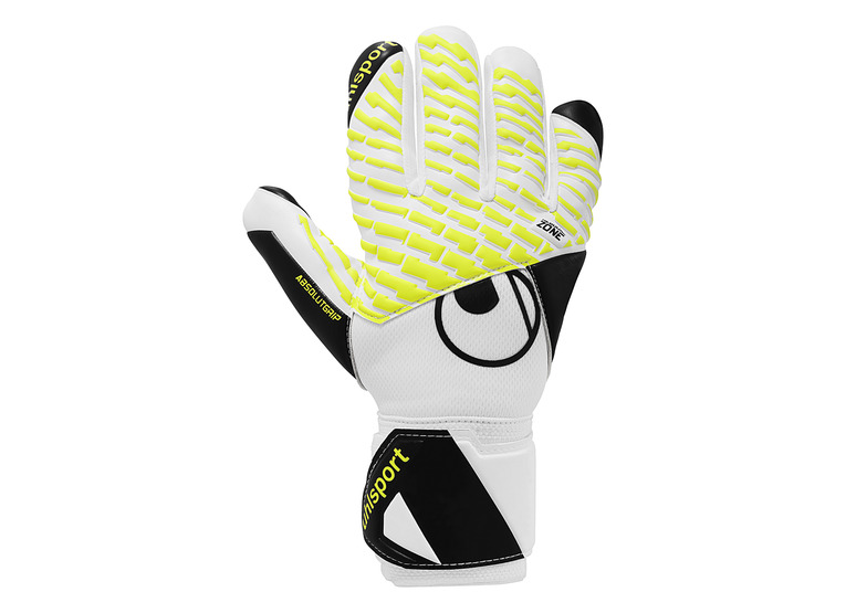Uhlsport FM Absolutgrip HN Pro Jr. keepershandschoen wit/zwart/fluo geel KIDS