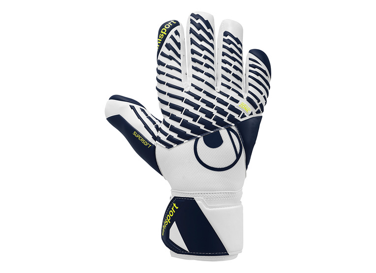 Uhlsport FM Supersoft HN keepershandschoen wit/navy/fluo geel