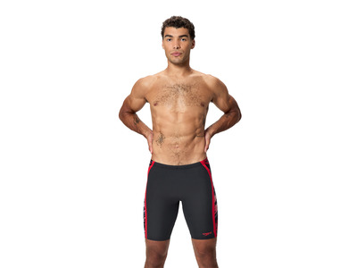 Speedo Hyperboom Splice jammer zwart/rood heren