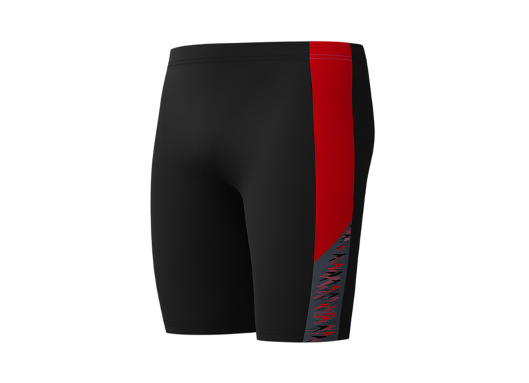 Speedo dive jammer zwart/rood heren