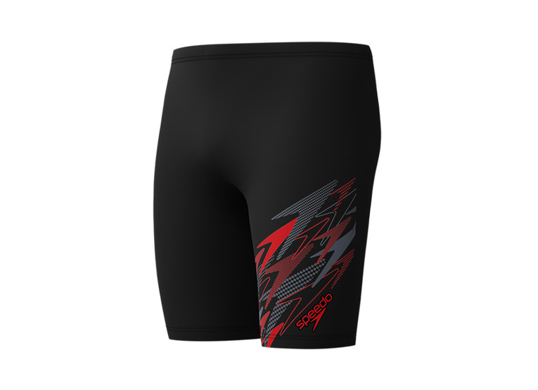 Speedo Medley Logo Jammer zwart/rood heren