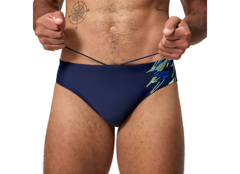 Speedo Medley logo 7cm zwembroek blauw heren