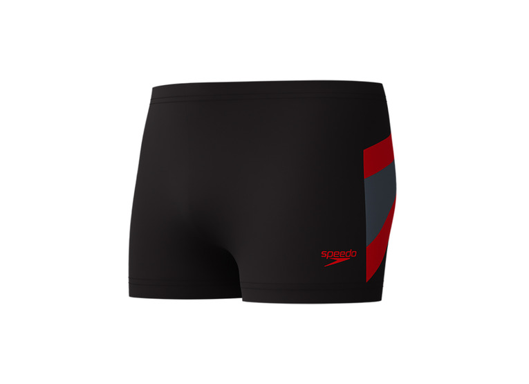 Speedo Hyperboom zwembroek zwart/rood heren