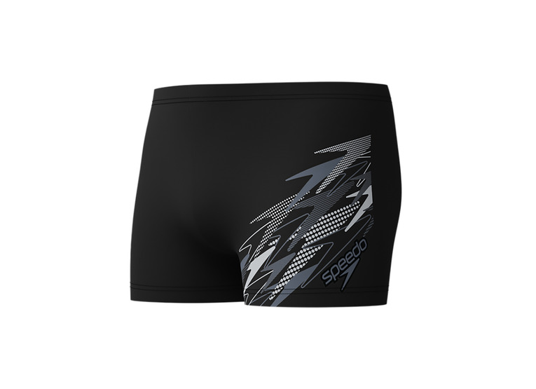 Speedo Medley Logo zwembroek zwart/grijs heren