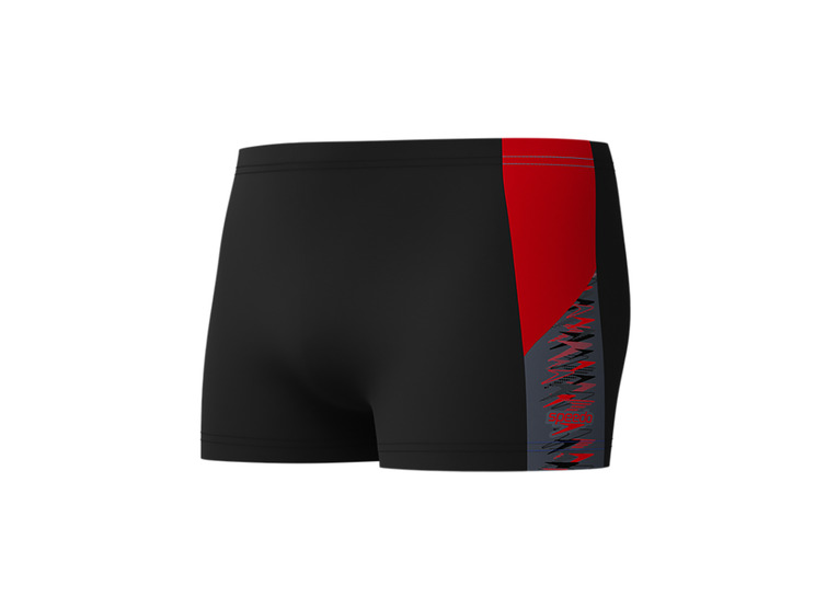 Speedo Dive zwembroek zwart/rood heren