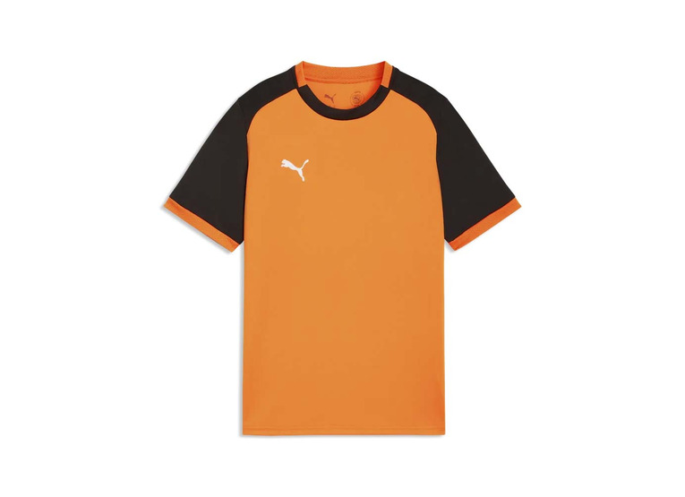 Puma Jr. teamLIGA26 matchday voetbalshirt oranje/zwart KIDS