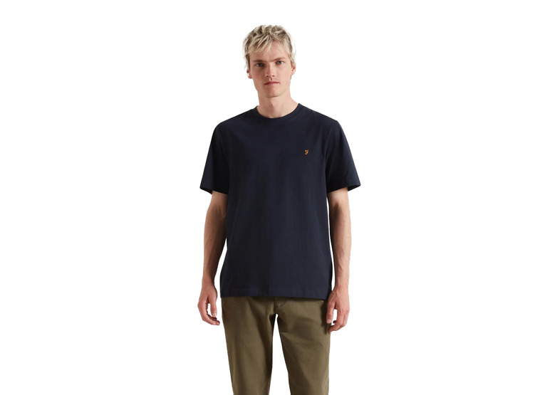 Farah Danny T-shirt true navy heren Farah Danny T-shirt true navy heren