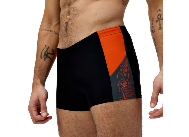 Speedo Eco dive zwembroek zwart/ginger red heren