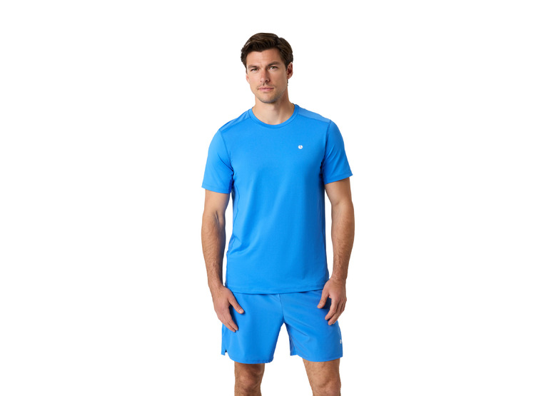 Bjorn Borg Ace mesh panel T-shirt palace blue heren Bjorn Borg Ace mesh panel T-shirt palace blue heren
