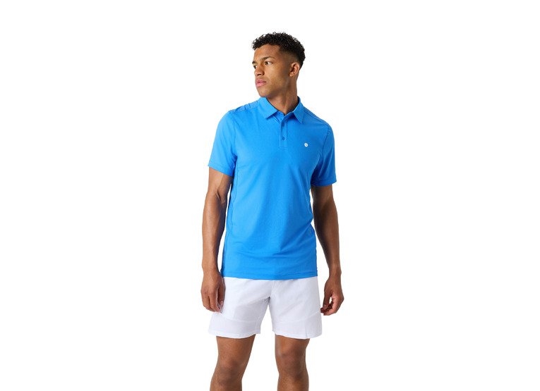 Bjorn Borg Ace Mesh panel polo shirt palace blue heren Bjorn Borg Ace Mesh panel polo shirt palace blue heren