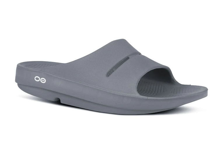 Oofos OOahh slate slipper unisex