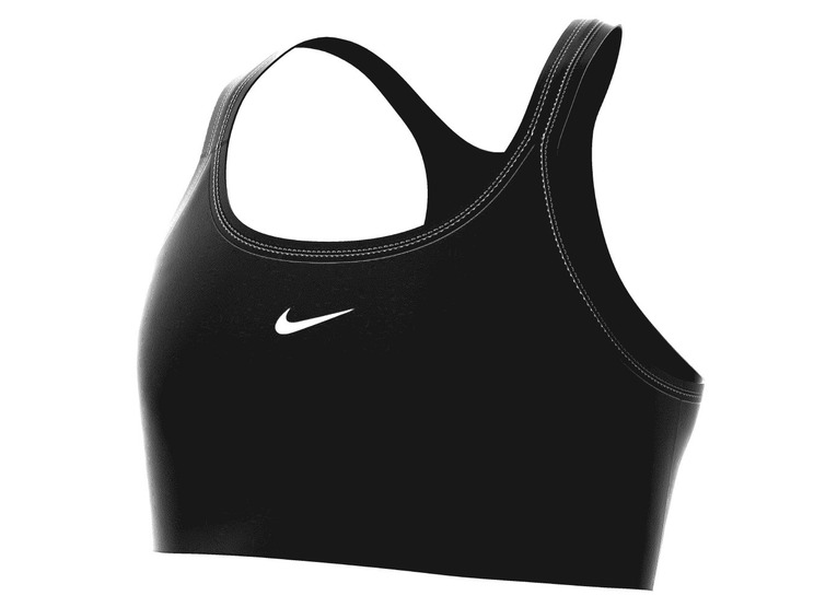 Nike Pro swoosh sport-bh zwart meisjes