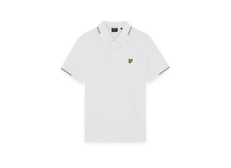 Lyle & Scott fine cotton tipped polo shirt wit heren