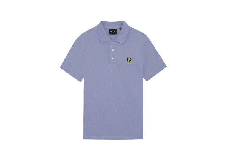 Lyle & Scott cotton polo shirt bubble blue heren