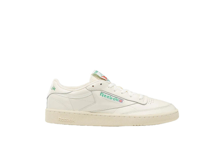 Reebok Club C 85 vintage sneaker topchalk/groen heren