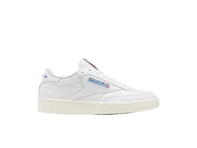 Reebok Club C 85 vintage sneaker wit/blauw heren Reebok Club C 85 vintage sneaker wit/blauw heren
