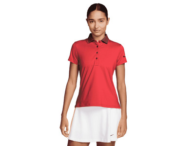 Nike Golf Club Dri-FIT golfpolo light crimson dames Nike Golf Club Dri-FIT golfpolo light crimson dames