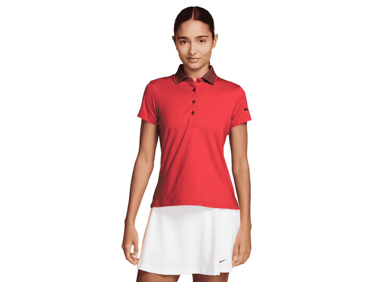 Nike Golf Club Dri-FIT golfpolo light crimson dames Nike Golf Club Dri-FIT golfpolo light crimson dames