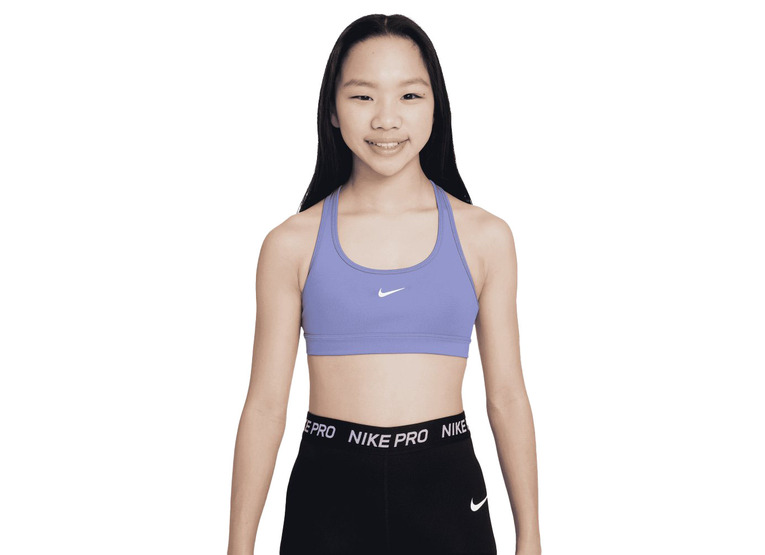 Nike Swoosh sportbeha paars meisjes