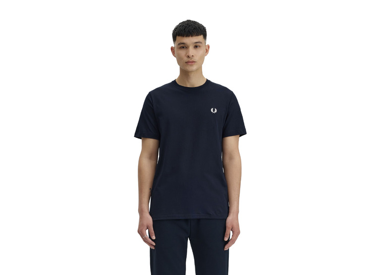 Fred Perry crew neck T-shirt navy heren