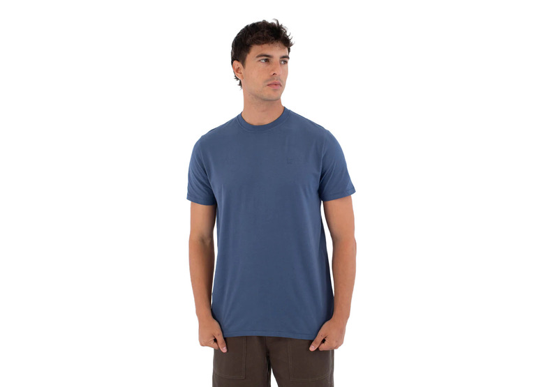 Hurley low tide T-shirt grey teal heren
