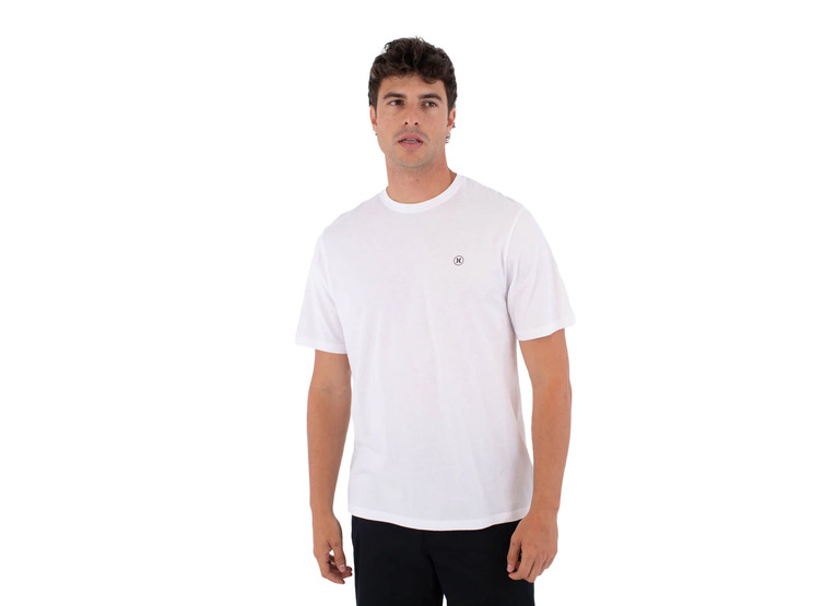 Hurley printing press icon circle T-shirt wit heren