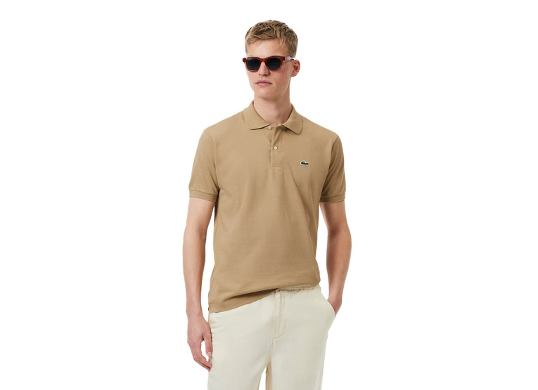 Lacoste classic fit original polo beige heren