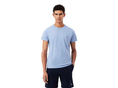 Lacoste katoenen pima T-shirt lichtblauw heren Lacoste katoenen pima T-shirt lichtblauw heren