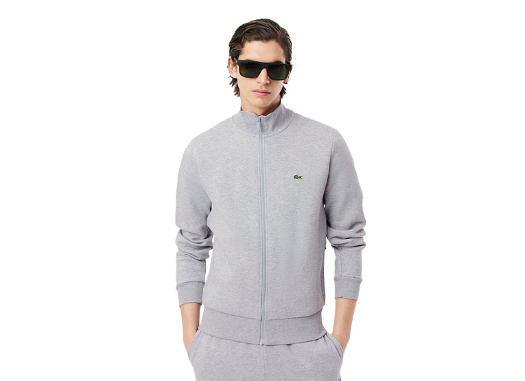 Lacoste fleece sweatshirt grijs heren