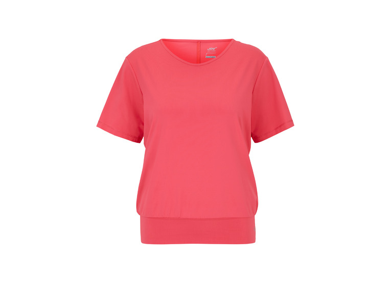 Joy Liora T-shirt hibiscus red dames