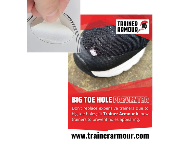 Trainer Armour Big Toe Hole Preventer wit