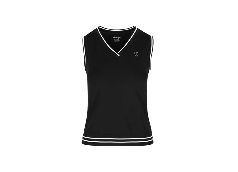 Vieux Jeu emma top mono zwart dames