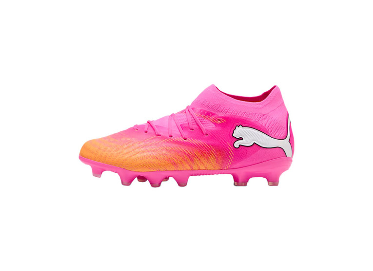 Puma Future 9 Pro FG/AG voetbalschoen poison pink/sun stream KIDS Puma Future 9 Pro FG/AG voetbalschoen poison pink/sun stream KIDS
