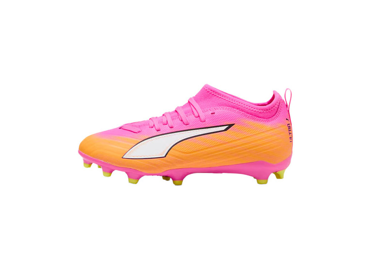Puma Ultra 6 match FG/AG voetbalschoen poison pink/sun stream KIDS Puma Ultra 6 match FG/AG voetbalschoen poison pink/sun stream KIDS