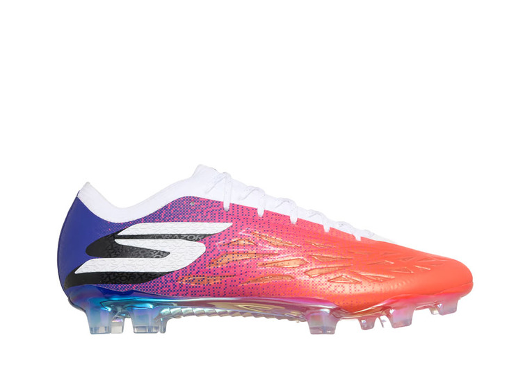 Skechers Razor 2 elite FG voetbalschoen blauw/roze