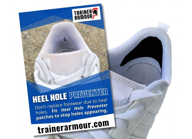 Trainer armour heel hole preventer wit