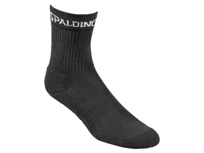 Spalding mid cut basketbalsokken zwart unisex Spalding mid cut basketbalsokken zwart unisex
