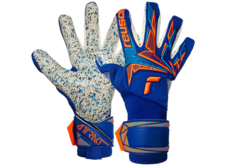Reusch Attrakt freegel fusion goaliator blauw/oranje