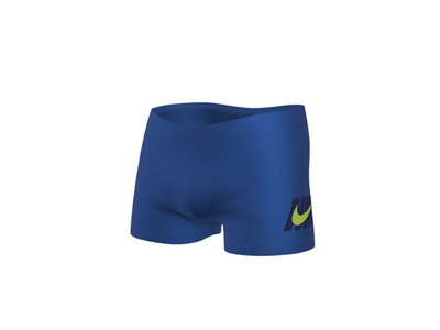 Nike logo graphic square leg zwembroek royaalblauw KIDS Nike logo graphic square leg zwembroek royaalblauw KIDS