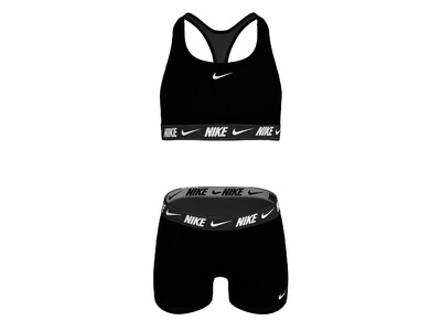 Nike Swim racerback bikini zwart meisjes Nike Swim racerback bikini zwart meisjes