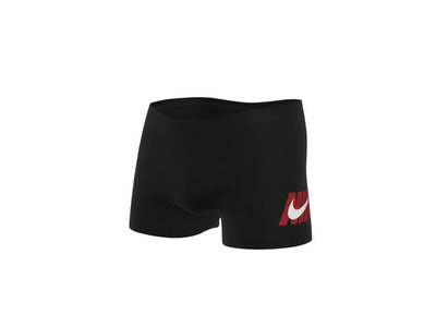 Nike logo graphic square leg zwembroek zwart KIDS Nike logo graphic square leg zwembroek zwart KIDS